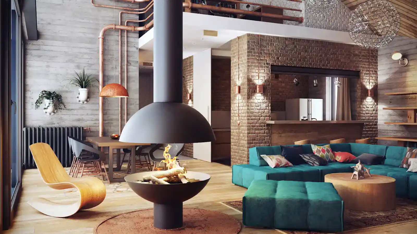 Designer-Loft in umgebauter Speicherstadt-Etage in Hamburg-HafenCity